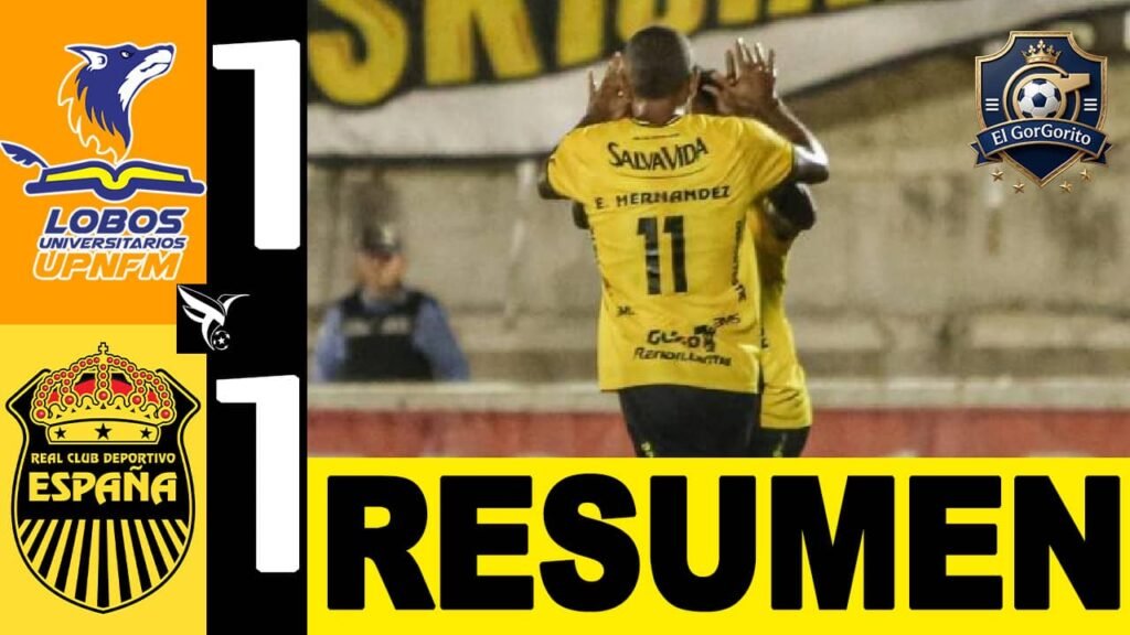 Real España salvó el liderato ante la UPNFM