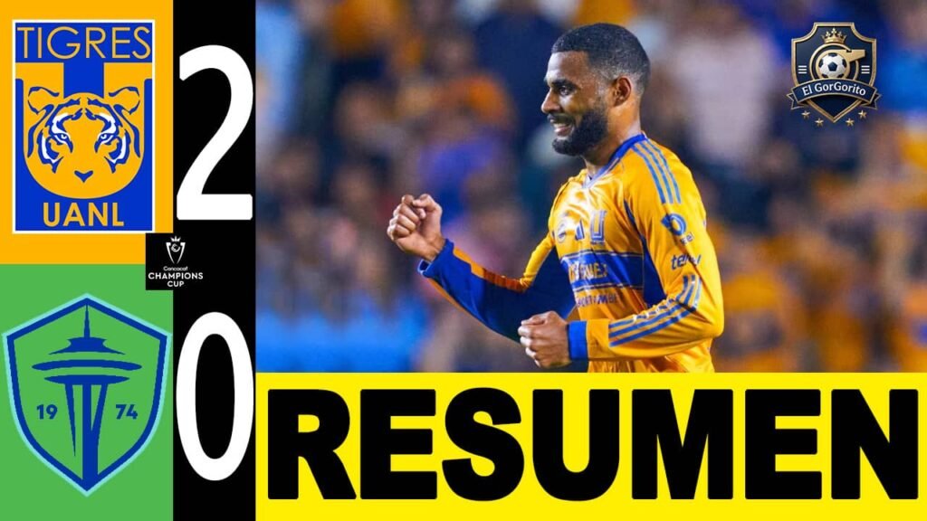 Tigres doma al Seattle Sounders 2-0