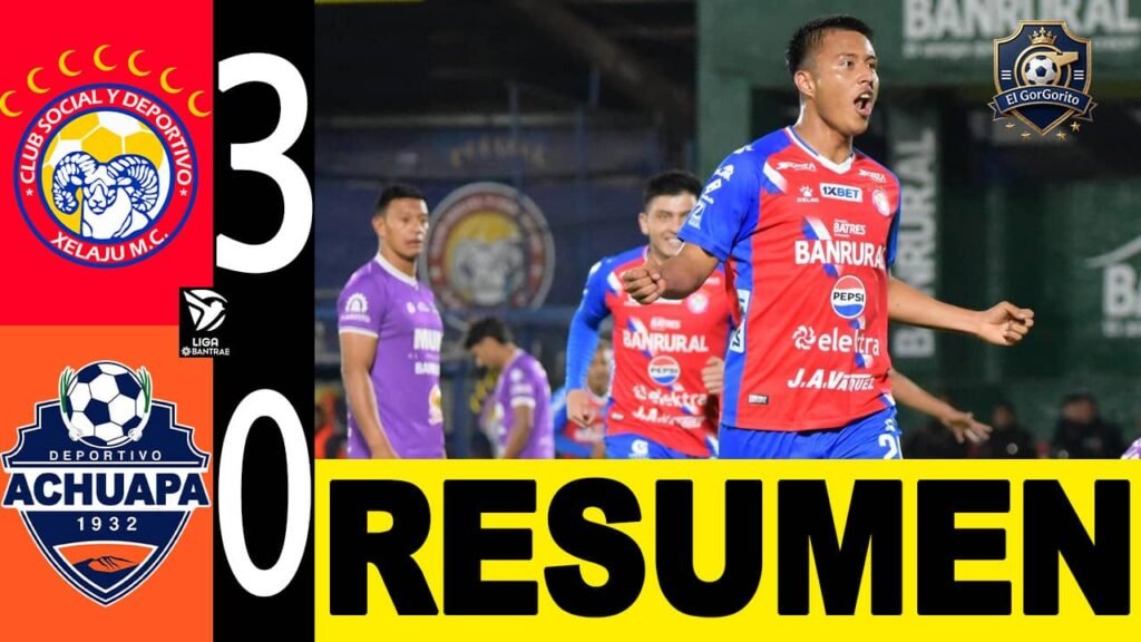 Xelajú MC aplasta y manda al descenso Achuapa