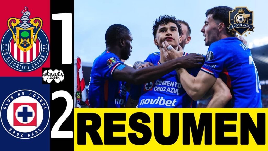 Cruz Azul venció 2-1 a Chivas y volvió a una Final