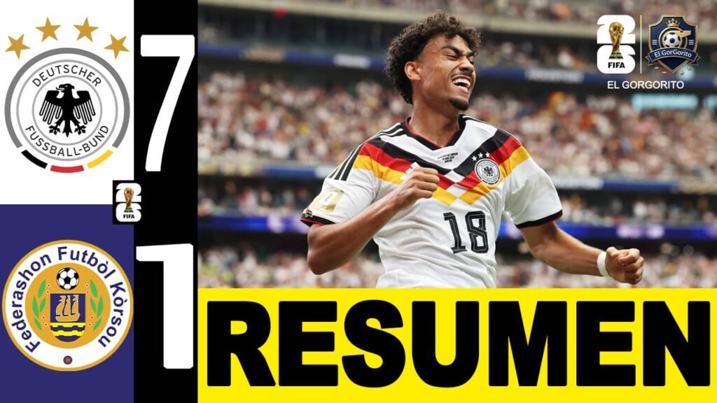 Alemania aplasta 7-1 a Curazao