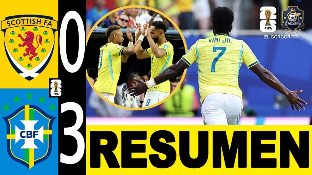 Brasil impone autoridad ante Escocia
