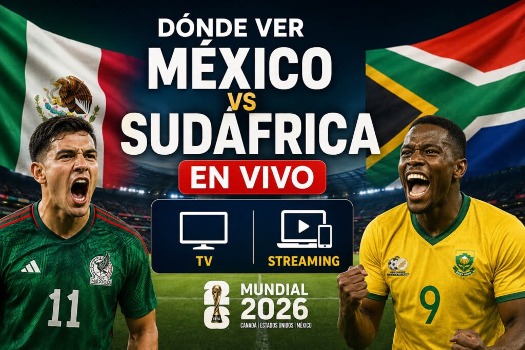 Dónde ver México vs Sudáfrica EN VIVO