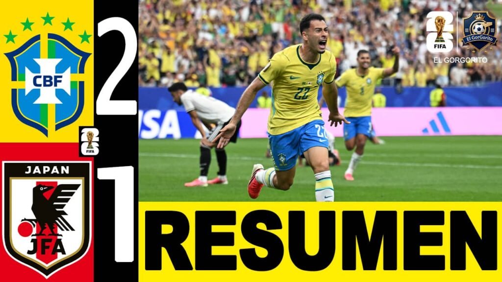 Dramático triunfo Brasil sobre Japón 2-1
