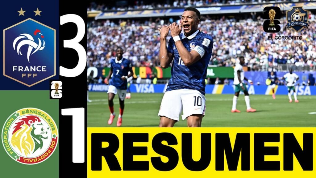 Francia se impuso un partidazo ante Senegal