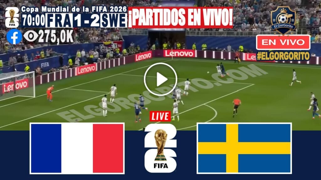 Francia vs Suecia 30 Junio 2026