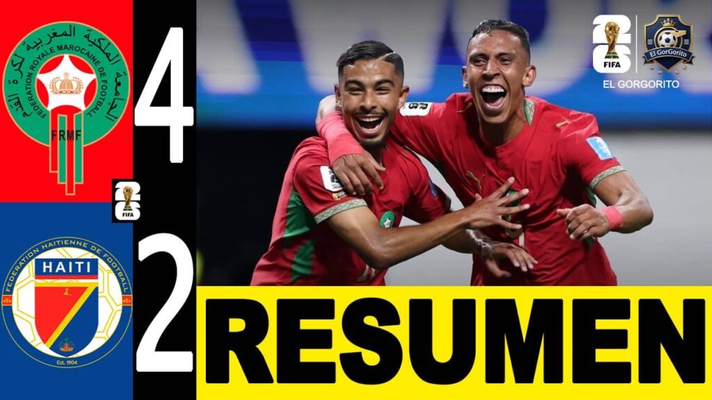 Marruecos partido de locura ante Haití