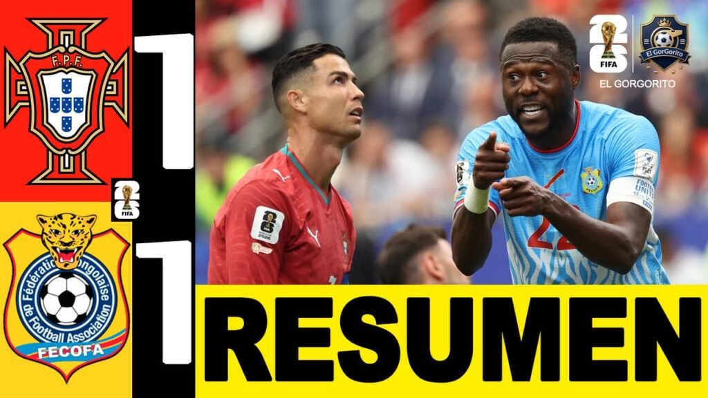 Portugal y Congo empatre amargo para Cristiano Ronaldo