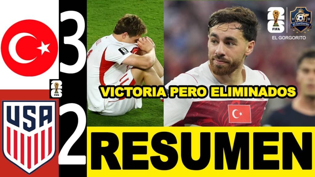 Turquia vence a Estados unidos 3-2
