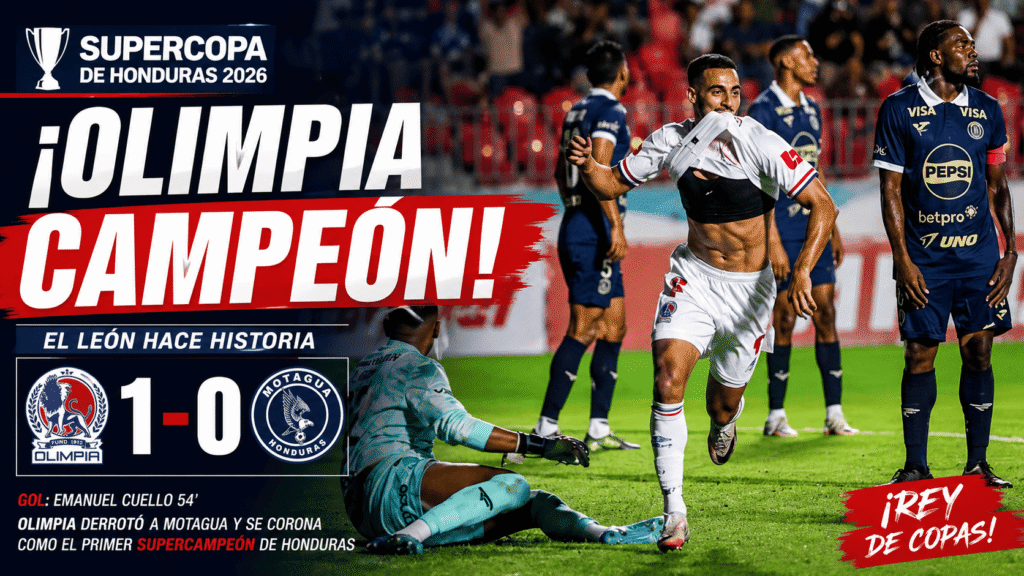 Olimpia es Super Campeones de Honduras